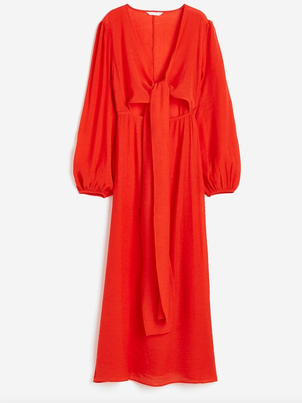 NWT Crinkled Tie-Detail Dress